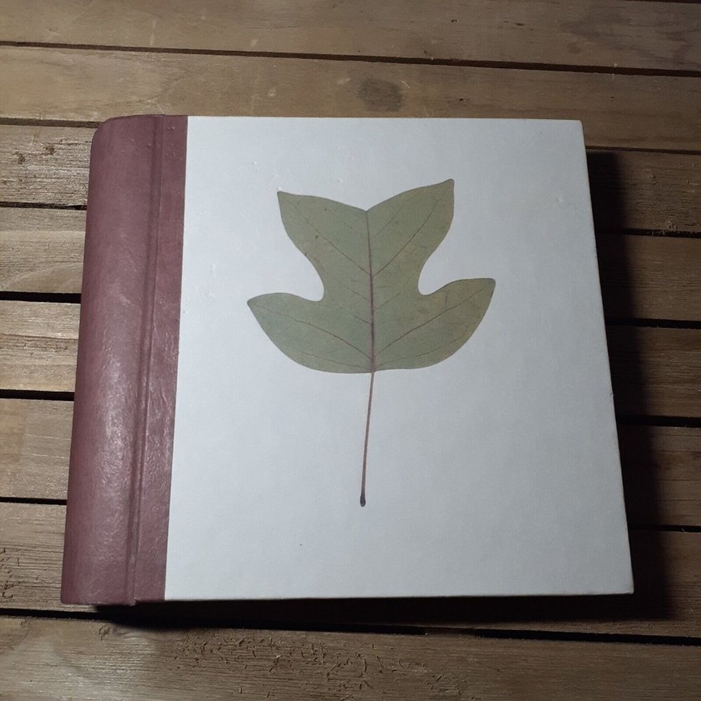 Leaves Nature Address Book By John Watson Hardcover Photo Illustrated NEW GIFT